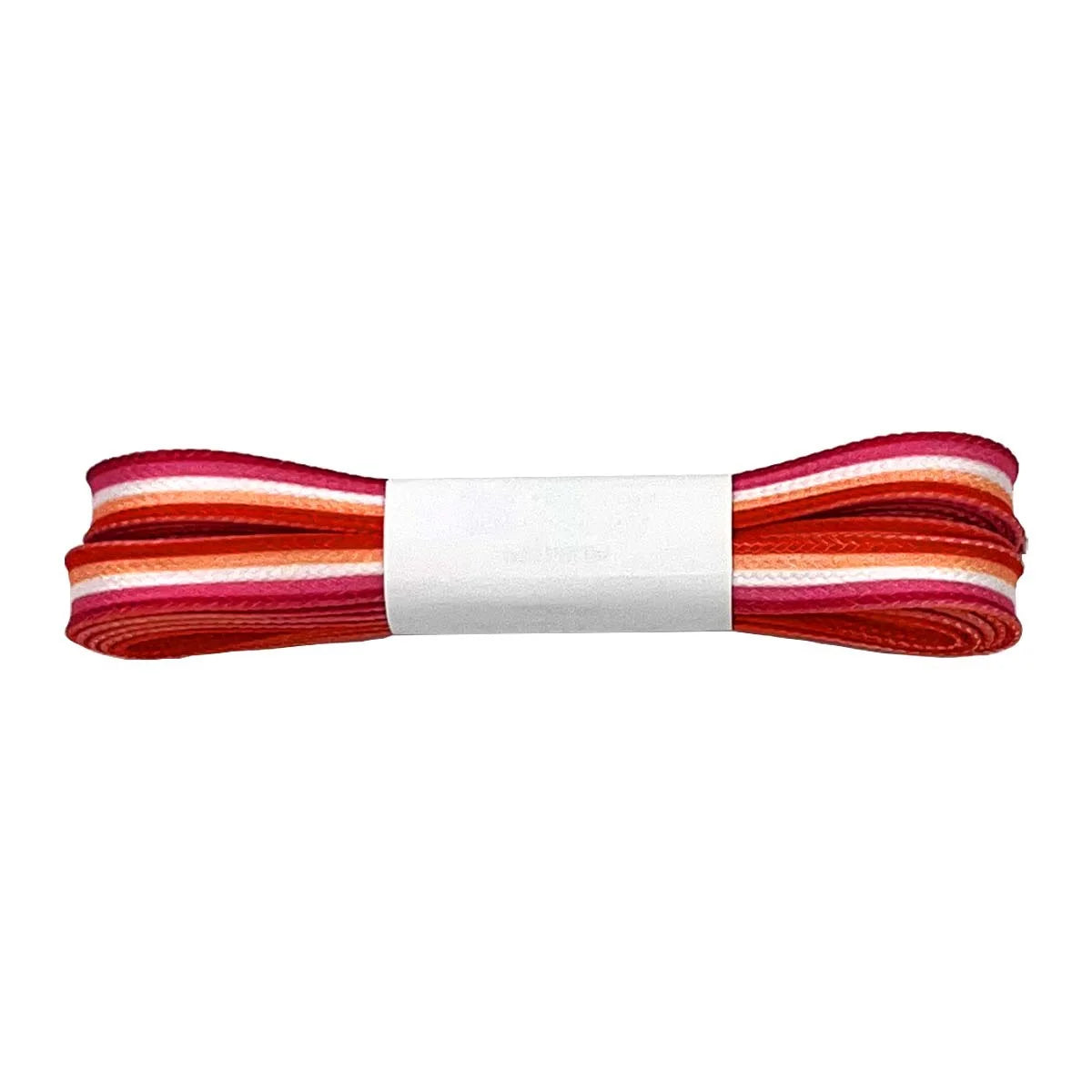 Lesbian Sunset Flag Striped Shoelaces - LGBTQ Accessories for Pride Parades & Events, Fits Boots, Sneakers & More!