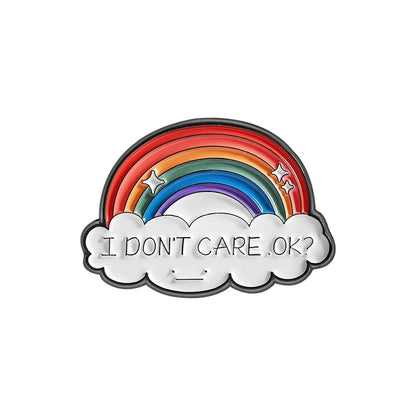 LGBTQ Pride Collect You Are Safe With Me Enamel Pins Rainbow Spaceship UFO Shield Cat Brooches Lapel Badges Jewelry Lover Gifts