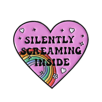 LGBTQ Pride Collect You Are Safe With Me Enamel Pins Rainbow Spaceship UFO Shield Cat Brooches Lapel Badges Jewelry Lover Gifts